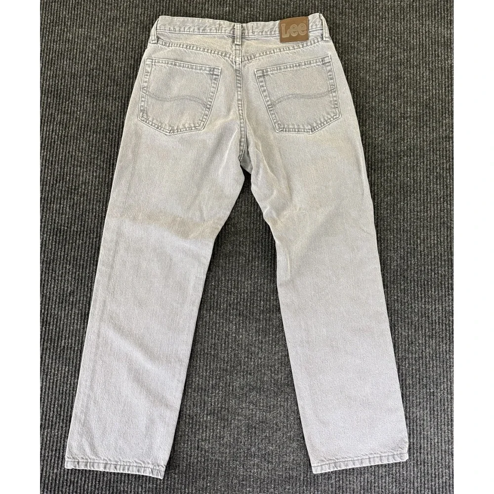Lee Men's Regular Fit Jeans 32x29 Gray Denim
